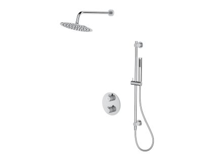 CERSANIT - SET B552 PODOMÍTKOVÝ SE SPRCHOVOU TERMOSTATICKOU BATERIÍ ZEN, CHROM S952-032