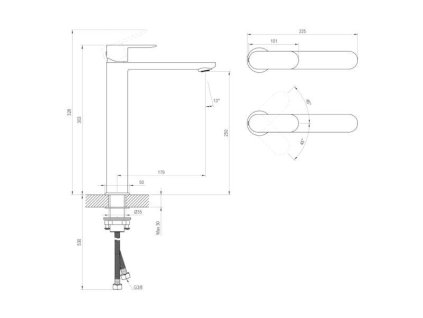 ravak chrome ii umyvadlova 1