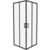 MEXEN - Rio sprchový kout čtverec 70x70, průhledná, černá 860-070-070-70-00