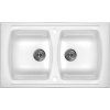 DEANTE - Lusitano bílá - Keramický dřez, 2 - bowl ZCL_620N