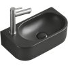 MEXEN - Viera umyvadlo na desku pravá 40 x 21, černá mat 21274085R