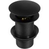 DEANTE - Click - clack černá - Umyvadlový uzávěr - bez přepadu NHC_B10A