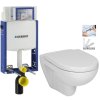GEBERIT KOMBIFIX ECO, nádržka UP 320 bez tlačítka + WC JIKA LYRA PLUS + SEDÁTKO DURAPLAST SLOWCLOSE 110.302.00.5 LY5