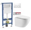 GEBERIT DuofixBasic s bílým tlačítkem DELTA21 + WC INVENA LIMNOS WITH SOFT, včetně soft/close sedátka 458.103.00.2 21BI LI1
