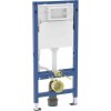 GEBERIT DuofixBasic s bílým tlačítkem DELTA21 + WC INVENA FLORINA WITH SOFT, včetně soft/close sedátka 458.103.00.2 21BI FL1