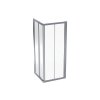 geberit geo ctvercova sprchova zastena 80x80x190cm sklo transparent ram stribrita
