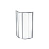 geberit geo ctvrtkruhovy sprchovy kout 90x90x190 cm sklo transparent ram stribrita