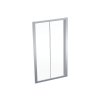 geberit geo posuvne dvere 110x190 cm sklo transparent ram stribrita