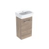 geberit selnova square skrinka s umyvatkem 36x28x65 2 cm 1x dvirka dekor orech hickory