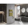 MEXEN/S - Uran radiátor + topná tyč 800 x 500 mm, 300 W, zlatá W105-0800-500-2300-50