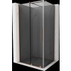 MEXEN/S - Velar sprchový kout, posuvné dveře 130 x 100, grafit, měď kartáčovaná 871-130-100-41-65