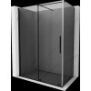 MEXEN/S - Velar sprchový kout, posuvné dveře 160 x 100, grafit, černá 871-160-100-41-70