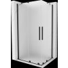 MEXEN/S - Velar Duo sprchový kout, posuvné dveře 100 x 90, dekor, černá 871-100-090-32-70