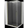 MEXEN/S - Velar sprchový kout, posuvné dveře 110 x 85, grafit, zlato 871-110-085-41-50
