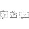 Předstěnový instalační systém s chromovým tlačítkem M1721 + WC JIKA LYRA PLUS + SEDÁTKO DURAPLAST AM101/1120 M1721 LY6