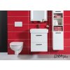 Předstěnový instalační systém s chromovým tlačítkem M1721 + WC JIKA LYRA PLUS + SEDÁTKO DURAPLAST AM101/1120 M1721 LY6