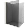 MEXEN/S - Kioto L Sprchová zástěna WALK-IN 90 x 200, grafit, zlatá 800-090-103-50-40