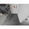 MEXEN/S - Kioto L Sprchová zástěna WALK-IN 80 x 200, bílý vzor, měď kartáčovaná - 800-080-103-65-85 800-080-103-65-97