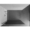 MEXEN/S - Kioto L Sprchová zástěna WALK-IN 90 x 200, grafit, chrom 800-090-103-01-40