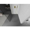 MEXEN/S - Kioto L Sprchová zástěna WALK-IN 80 x 200, transparent, zlatá 800-080-103-50-00