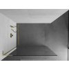 MEXEN/S - Kioto L Sprchová zástěna WALK-IN 80 x 200, transparent, zlatá 800-080-103-50-00