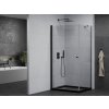 MEXEN/S - Pretoria sprchový kout 90x120, transparent, černá + sprchová vanička včetně sifonu 852-090-120-70-00-4070B
