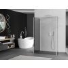 MEXEN/S - Kioto Sprchová zástěna WALK-IN 125 x 80 x 30, transparent, bílá 800-125-080-221-20-00-030
