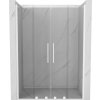 MEXEN/S - Velar Duo posuvné sprchové dveře 160, transparent, bílá 871-160-000-02-20