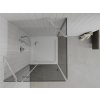 MEXEN/S - Roma sprchový kout 100x100, grafit, chrom + bílá vanička se sifonem 854-100-100-01-40-4010