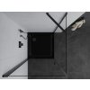 MEXEN/S - Pretoria sprchový kout 80x80, transparent, černá + sprchová vanička včetně sifonu 852-080-080-70-00-4070B