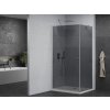MEXEN/S - Pretoria sprchový kout 80x110, grafit, chrom + sprchová vanička včetně sifonu 852-080-110-01-40-4010