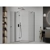 MEXEN/S - ROMA sprchový kout 90x100, transparent, černá 854-090-100-70-00