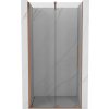 MEXEN/S - Velar posuvné sprchové dveře 120, transparent, kartáčovaná měď 871-120-000-01-65
