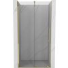 MEXEN/S - Velar posuvné sprchové dveře 120, transparent, zlatá 871-120-000-01-50