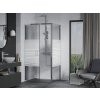 MEXEN/S - APIA sprchový kout 125x90, dekor - pruhy, chrom 840-125-090-01-20