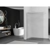 MEXEN/S - Kioto Sprchová zástěna WALK-IN 100 x 200, proužky 8 mm, bílá 800-100-101-20-09