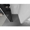 MEXEN/S - Kioto Sprchová zástěna WALK-IN 100 x 40, černý vzor, bílá 800-100-212-20-70-040