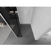 MEXEN/S - Kioto Sprchová zástěna WALK-IN 100 x 30, černý vzor, bílá 800-100-212-20-70-030