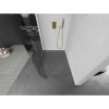 MEXEN/S - KiotoL Sprchová zástěna WALK-IN Walk-in 100 x 200, transparent, zlatá kartáčovaná 800-100-103-55-06