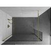 MEXEN/S - Kioto Sprchová zástěna WALK-IN 90 x 40, transparent, zlatá 800-090-212-50-00-040