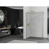 MEXEN/S - Kioto Sprchová zástěna WALK-IN 90 x 30, transparent, zlatá kartáčovaná 800-090-212-55-00-030