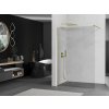 MEXEN/S - Kioto Sprchová zástěna WALK-IN 125 x 200, transparent 8 mm, zlatá kartáčovaná 800-125-101-55-00