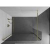 MEXEN/S - Kioto Sprchová zástěna WALK-IN 95 x 30, transparent, zlatá 800-095-212-50-00-030