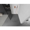 MEXEN/S - Kioto L Sprchová zástěna WALK-IN 120 x 200, černý vzor, měď kartáčovaná 800-120-103-65-77