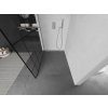 MEXEN/S - Kioto L Sprchová zástěna WALK-IN 120 x 200, černý vzor, nikl kartáčovaná 800-120-103-97-78