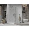 MEXEN/S - Lima Duo sprchový kout 90x80, transparent, chrom +vanička se sifonem 856-090-080-01-02-4010