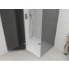MEXEN/S - Roma sprchový kout 100x80, grafit, chrom + bílá vanička se sifonem 854-100-080-01-40-4010