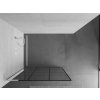 MEXEN/S - Kioto L Sprchová zástěna WALK-IN 120 x 200, černý vzor, bílá 800-120-103-20-77