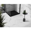 MEXEN/S - Stone+ čtvercová sprchová vanička 90 x 90, černá, mřížka černá 44709090-B