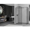 MEXEN/S - Kioto Sprchová zástěna WALK-IN 90 x 90, černý vzor, černá 800-090-202-70-70-090